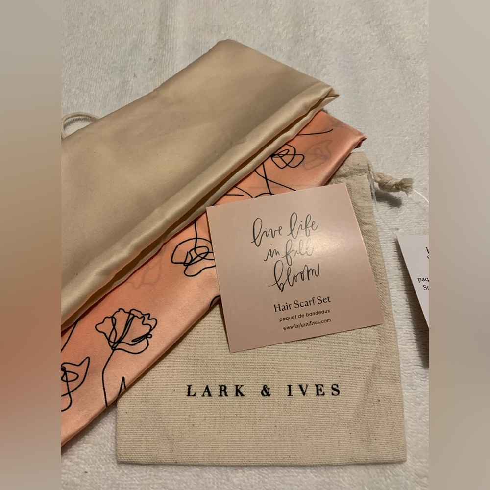 Lark & Ives  Minimalist Hair Scarf Set